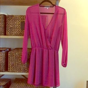 Fun/Flirty Pink Sheer Dress